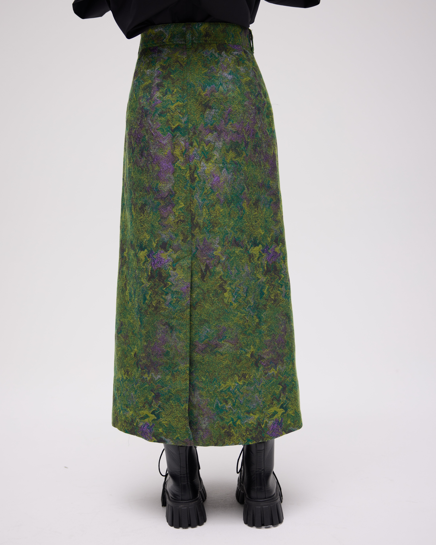 【予約商品】 JACQUARD SIDE ZIP SKIRT