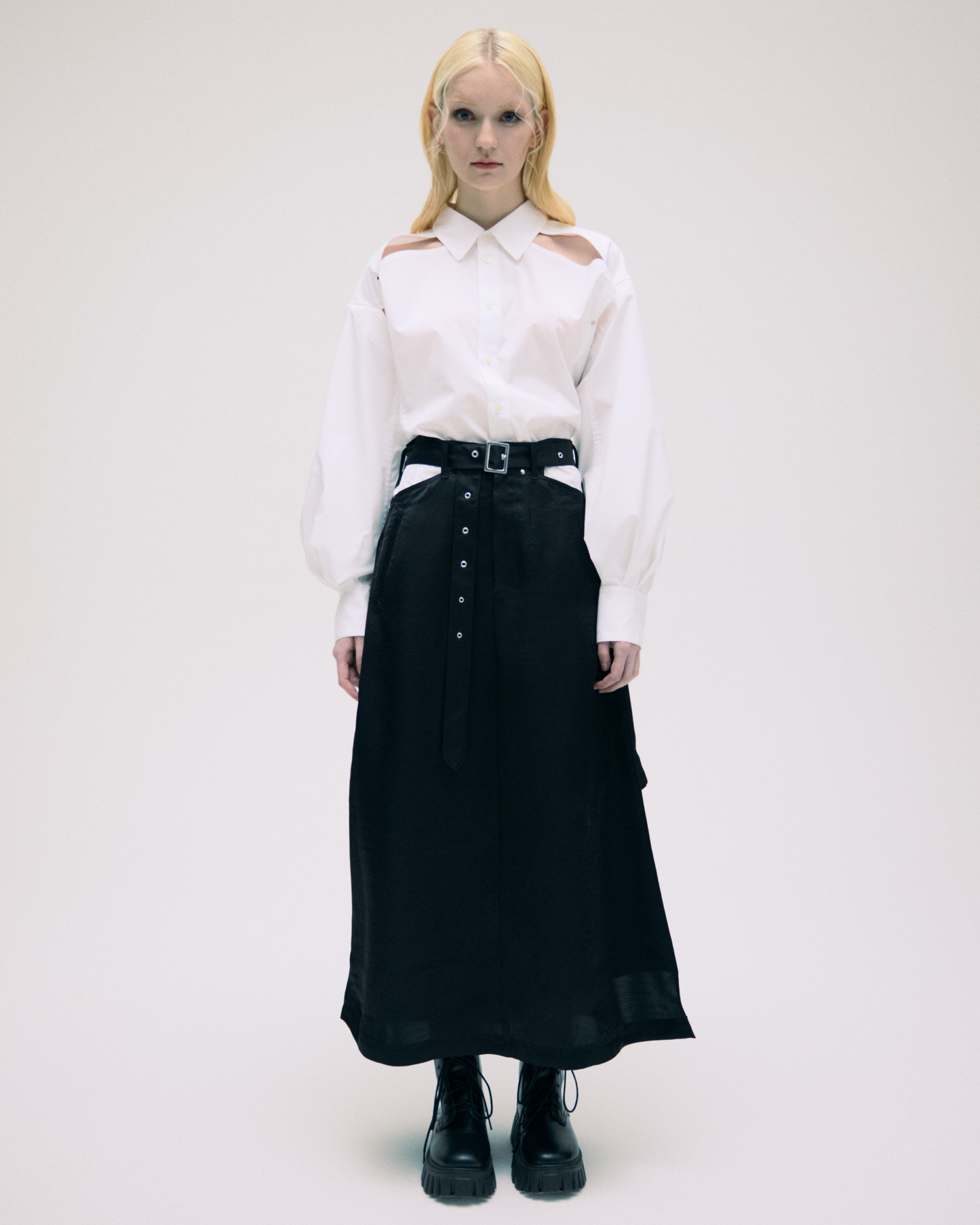 【予約商品】 BALLOON SLEEVE CUT SHIRT