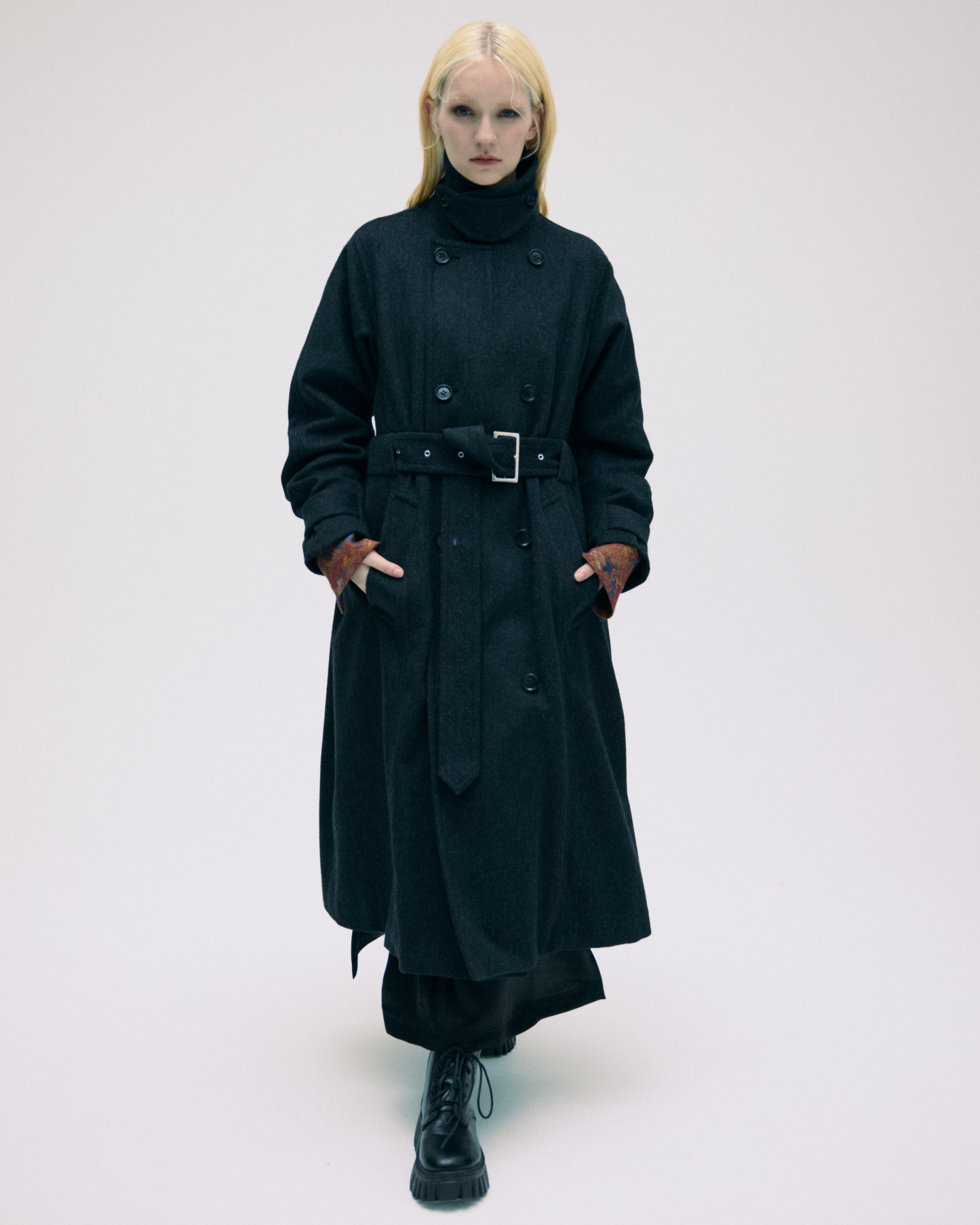 BELTED LONG COAT