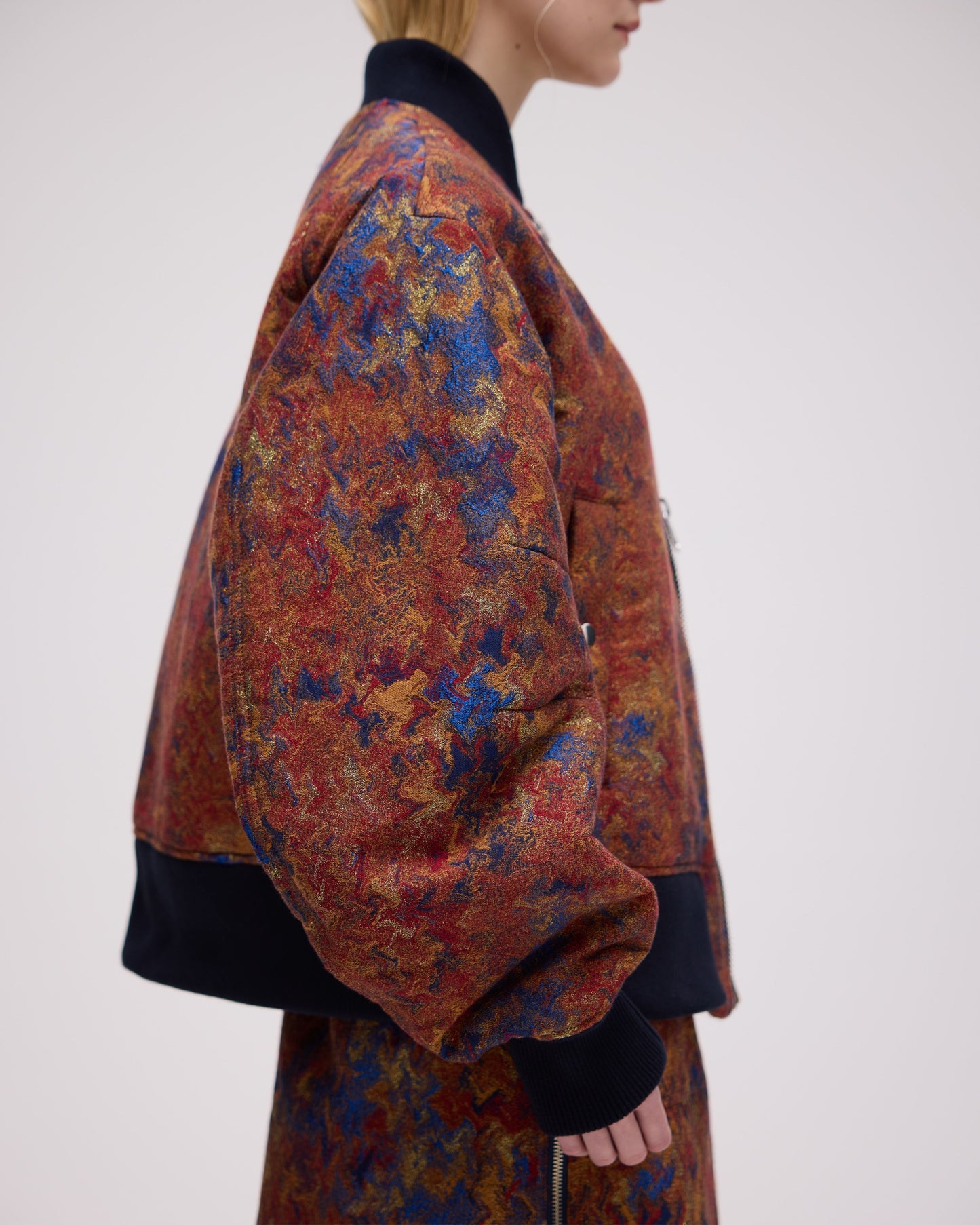 【予約商品】 JACQUARD ZIP BLOUSON