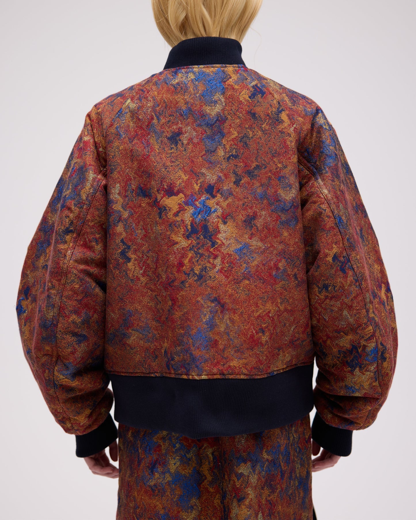 【予約商品】 JACQUARD ZIP BLOUSON