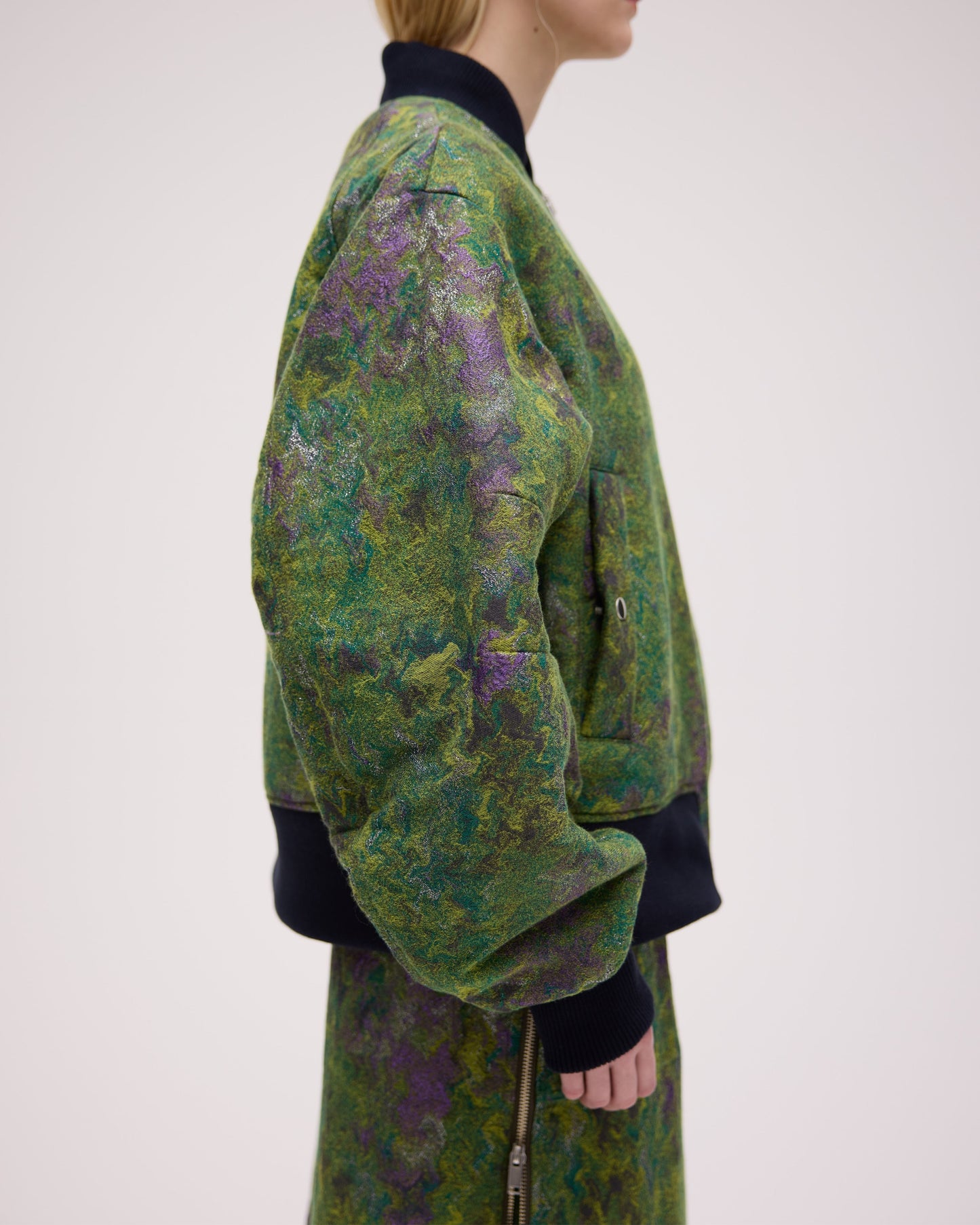 【予約商品】 JACQUARD ZIP BLOUSON