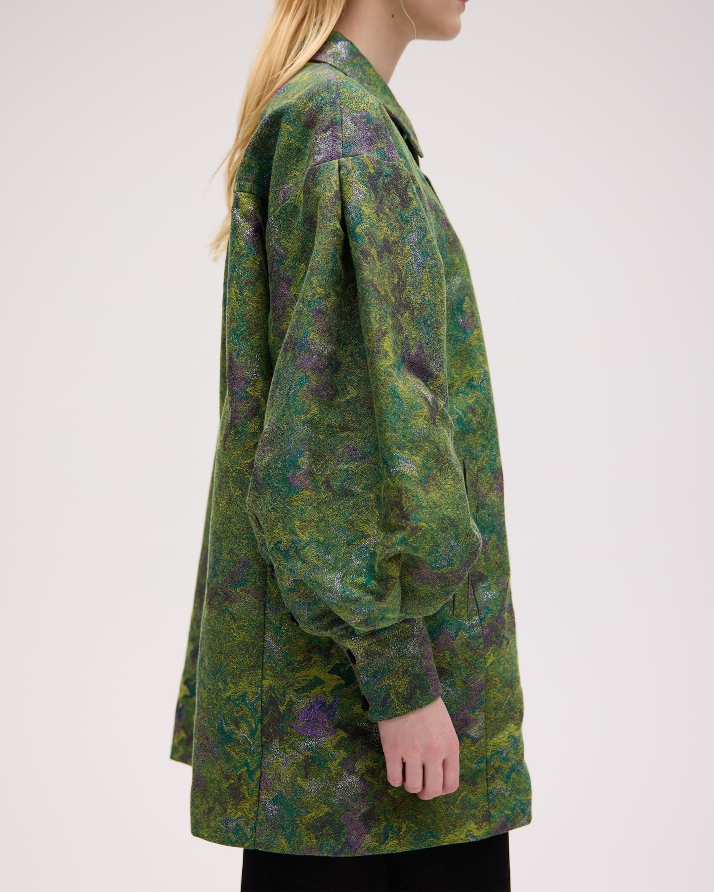 JACQUARD SHIRT BLOUSON
