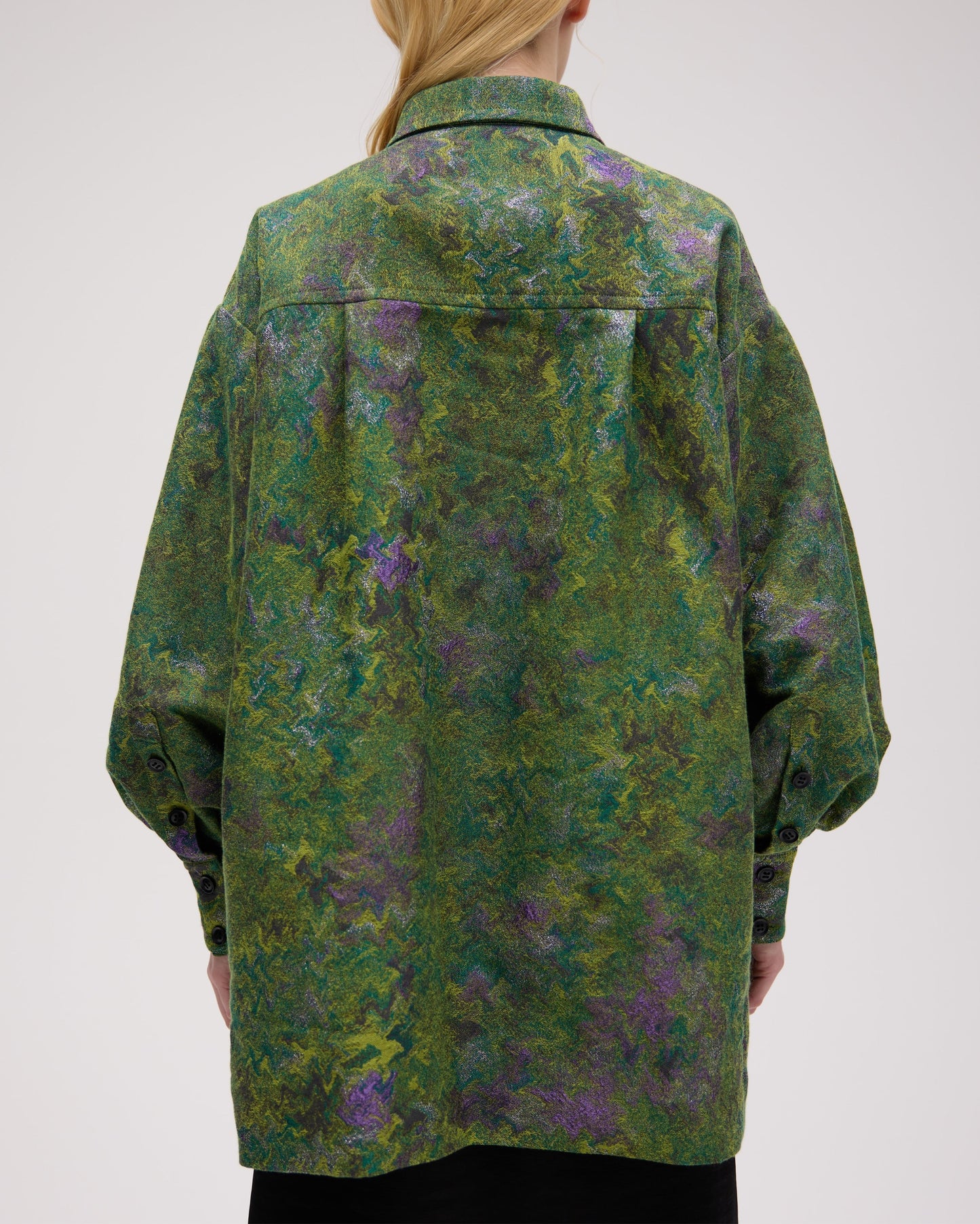 JACQUARD SHIRT BLOUSON