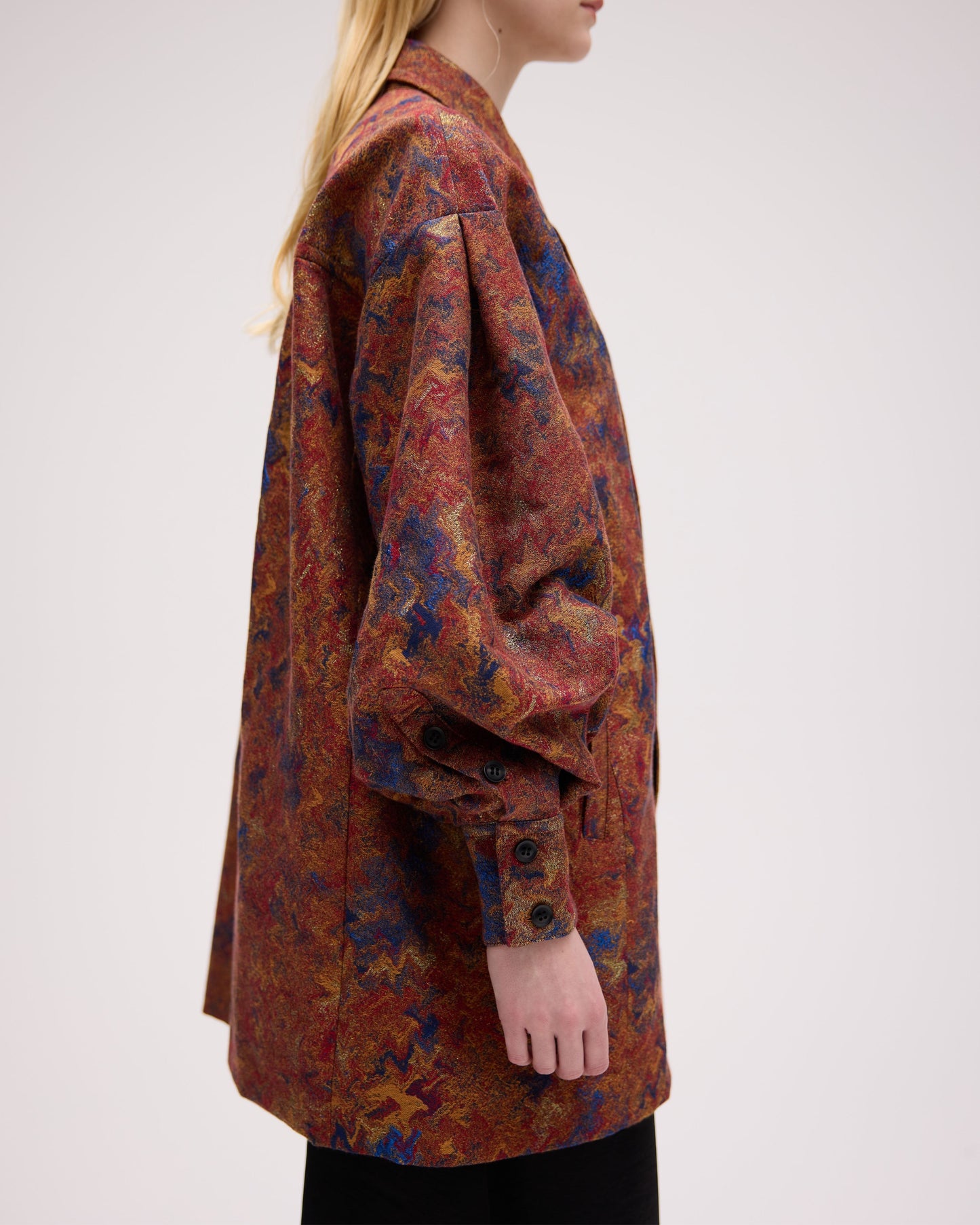 JACQUARD SHIRT BLOUSON