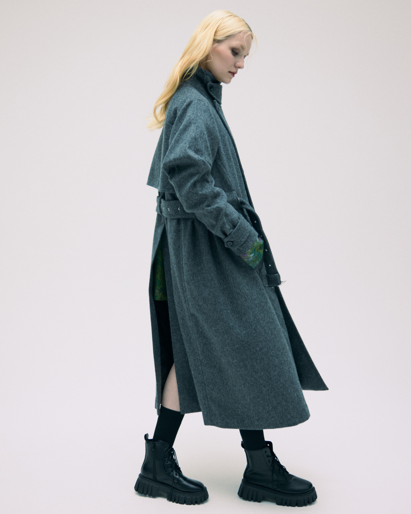 BELTED LONG COAT