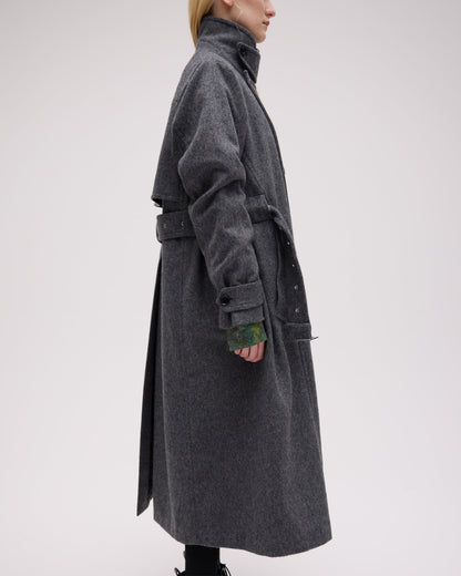 BELTED LONG COAT
