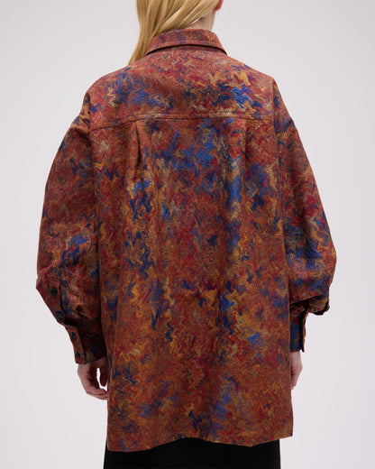 JACQUARD SHIRT BLOUSON